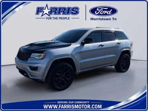 Silver 2018 Jeep Grand Cherokee Overland for sale in Morristown, TN