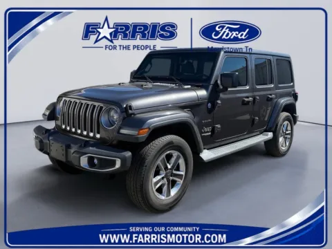 Gray 2018 Jeep Wrangler Unlimited Sahara for sale in Morristown, TN