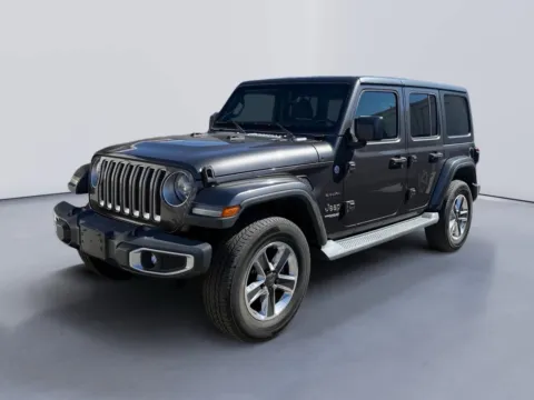 Gray 2018 Jeep Wrangler Unlimited Sahara for sale in Morristown, TN