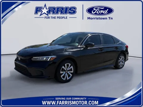 Black 2022 Honda Civic LX for sale in Morristown, TN