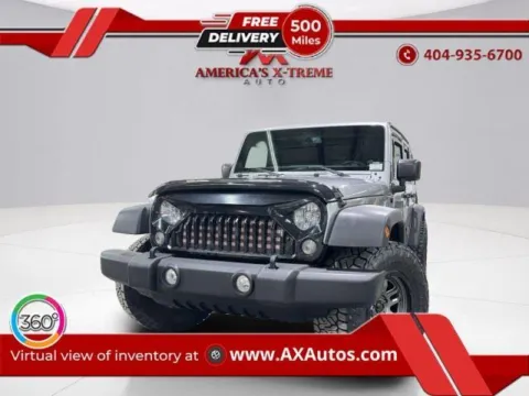 Silver 2017 Jeep Wrangler Unlimited Sport for sale in Atlanta, GA