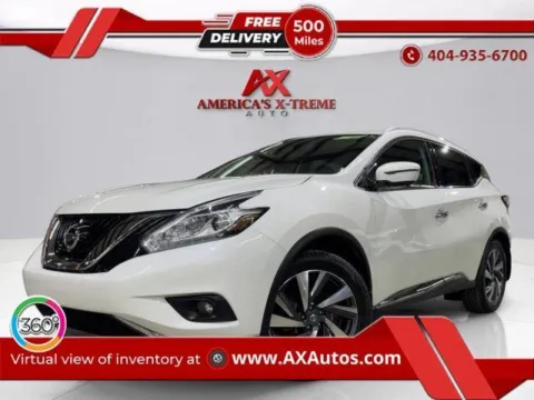 White 2017 Nissan Murano Platinum for sale in Atlanta, GA