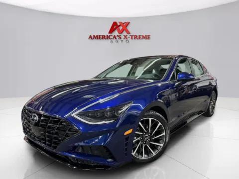 Blue 2022 Hyundai Sonata Limited for sale in Atlanta, GA