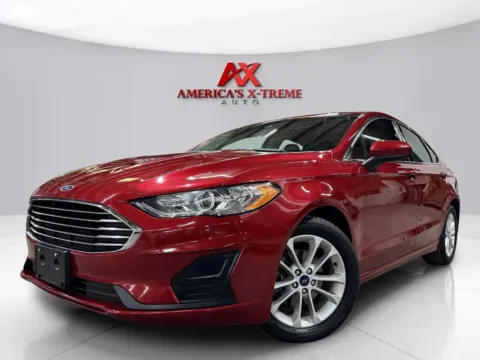Red 2020 Ford Fusion SE for sale in Atlanta, GA