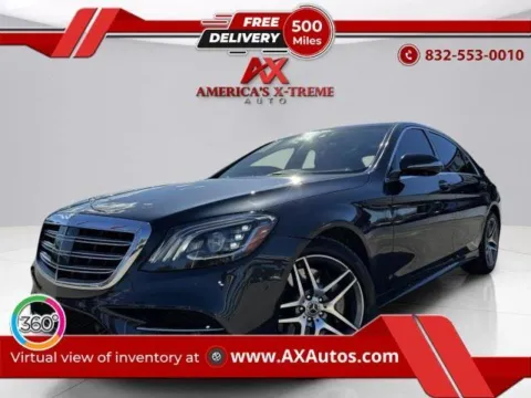 Black 2019 Mercedes-Benz S-Class S560 4MATIC for sale in Houston, TX