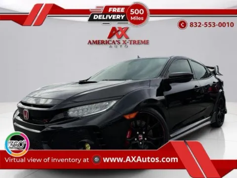 Black 2019 Honda Civic Type R Touring for sale in Houston, TX