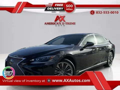Black 2018 Lexus LS 500h for sale in Houston, TX