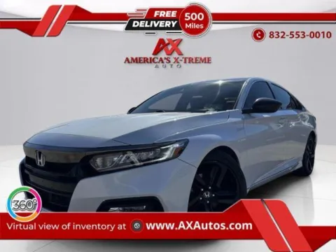 White 2020 Honda Accord Sedan Sport for sale in Houston, TX