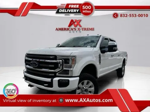 White 2022 Ford Super Duty F-250 SRW Platinum for sale in Houston, TX