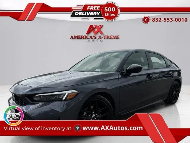 Gray 2026 Honda Civic Hatchback Sport for sale in Houston, TX