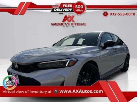 Silver 2026 Honda Civic Hatchback Sport for sale in Houston, TX