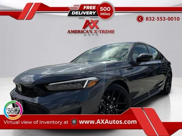 Gray 2026 Honda Civic Hatchback Sport for sale in Houston, TX