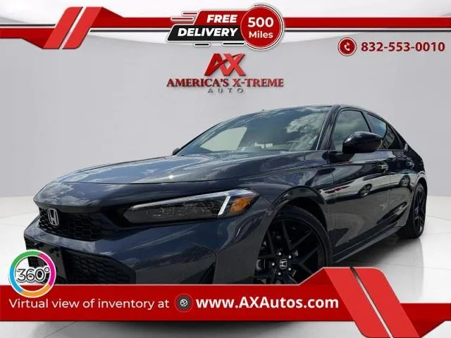 Gray 2026 Honda Civic Hatchback Sport for sale in Houston, TX