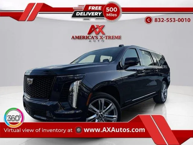 Gray 2025 Cadillac Escalade ESV 4WD Sport for sale in Houston, TX