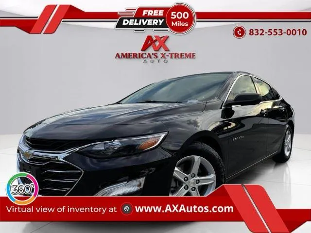 Black 2022 Chevrolet Malibu LS for sale in Houston, TX