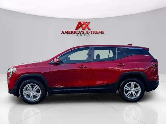 Photos of 2024 GMC Terrain SLE for sale in Houston, TX at America's Xtreme Auto Sales & Auto Repair | Luxury Used Cars & Trucks Dealership