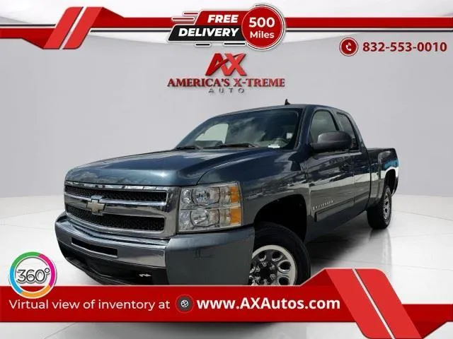 Gray 2009 Chevrolet Silverado 1500 LS for sale in Houston, TX