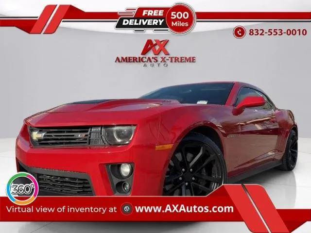 Red 2013 Chevrolet Camaro ZL1 for sale in Houston, TX