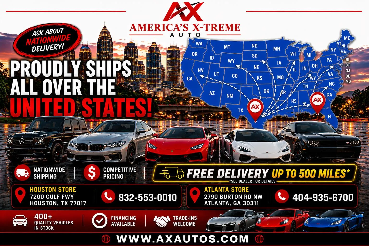 Another view of 2019 Mercedes-Benz G-Class G 550 for sale in Houston, TX at America's Xtreme Auto Sales & Auto Repair | Luxury Used Cars & Trucks Dealership