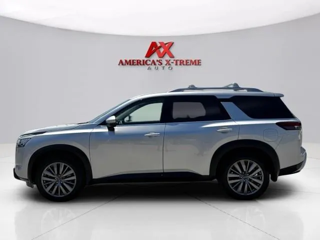 Photos of 2023 Nissan Pathfinder SL for sale in Houston, TX at America's Xtreme Auto Sales & Auto Repair | Luxury Used Cars & Trucks Dealership