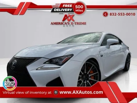 White 2017 Lexus RC F RC-F for sale in Houston, TX