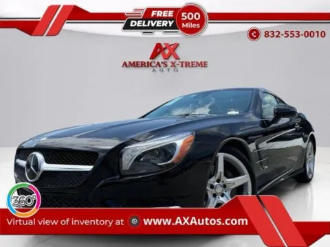 Black 2016 Mercedes-Benz SL 400 for sale in Houston, TX