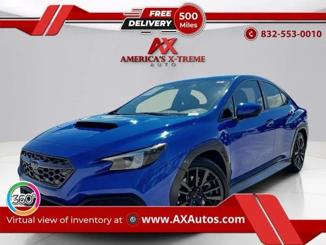 Blue 2024 Subaru WRX Premium for sale in Houston, TX