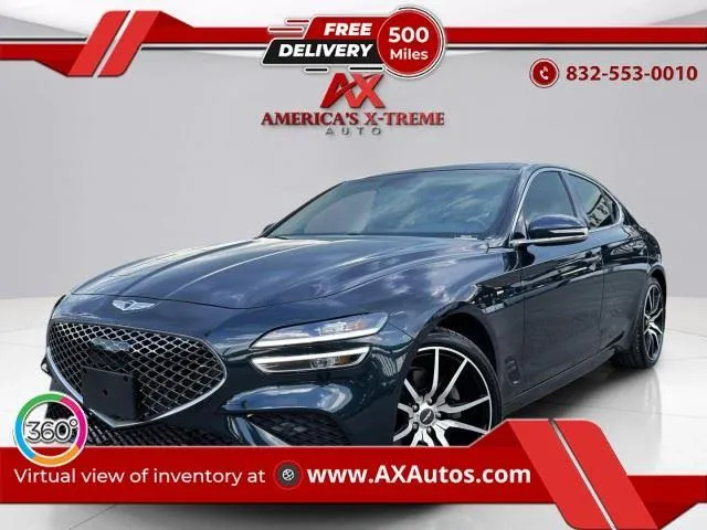 Blue 2022 Genesis G70 2.0T for sale in Houston, TX