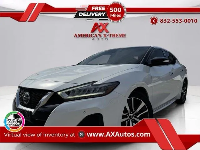 White 2019 Nissan Maxima SL for sale in Houston, TX