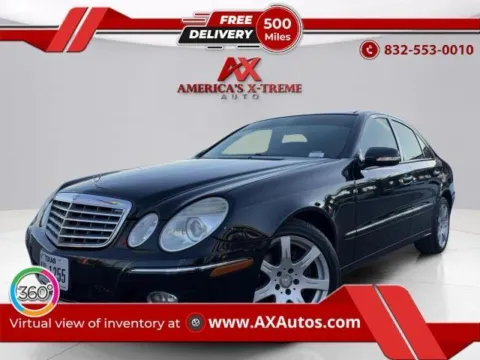 Black 2008 Mercedes-Benz E-Class Luxury 3.5L for sale in Houston, TX