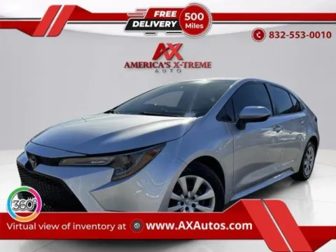 Silver 2020 Toyota Corolla LE for sale in Houston, TX