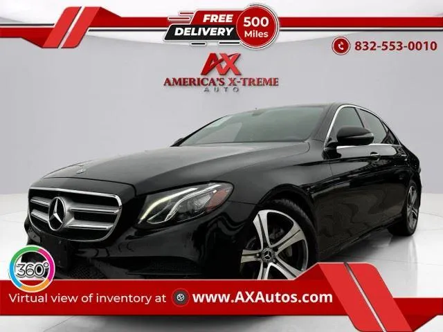Black 2019 Mercedes-Benz E-Class E 300 for sale in Houston, TX