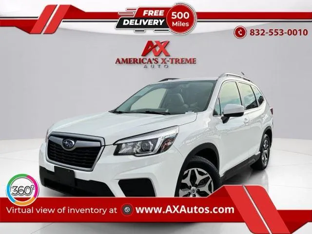 White 2020 Subaru Forester Premium for sale in Houston, TX