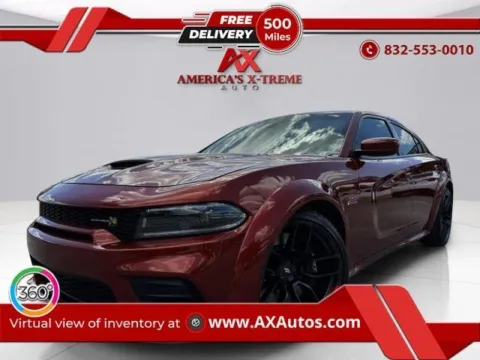 Orange 2022 Dodge Charger Scat Pack Widebody for sale in Houston, TX