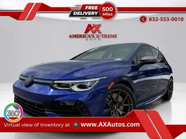 Blue 2022 Volkswagen Golf R 2.0T for sale in Houston, TX