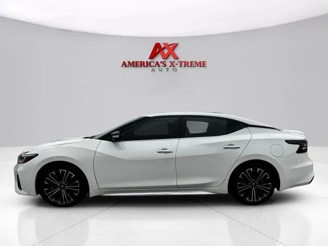 Photos of 2022 Nissan Maxima SV for sale in Houston, TX at America's Xtreme Auto Sales & Auto Repair | Luxury Used Cars & Trucks Dealership