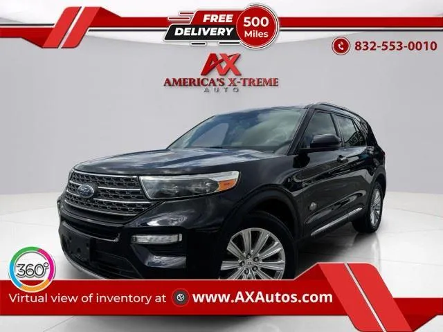 Black 2022 Ford Explorer King Ranch for sale in Houston, TX