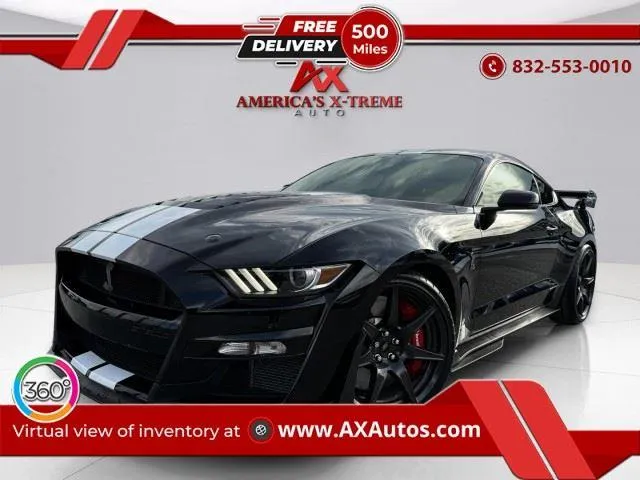 Black 2021 Ford Mustang Shelby GT500 for sale in Houston, TX