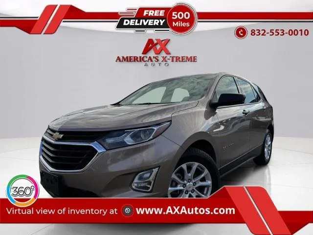 Beige 2018 Chevrolet Equinox LS for sale in Houston, TX