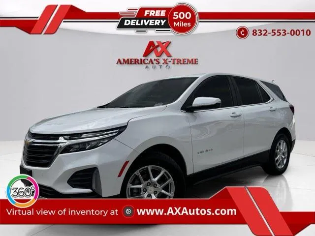 White 2022 Chevrolet Equinox LT for sale in Houston, TX