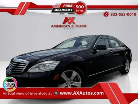 Black 2012 Mercedes-Benz S-Class S 550 for sale in Houston, TX