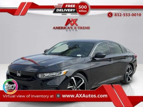 Black 2018 Honda Accord Sedan Sport 1.5T for sale in Houston, TX