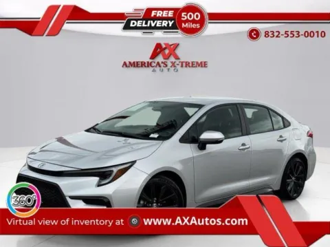 Silver 2024 Toyota Corolla SE for sale in Houston, TX