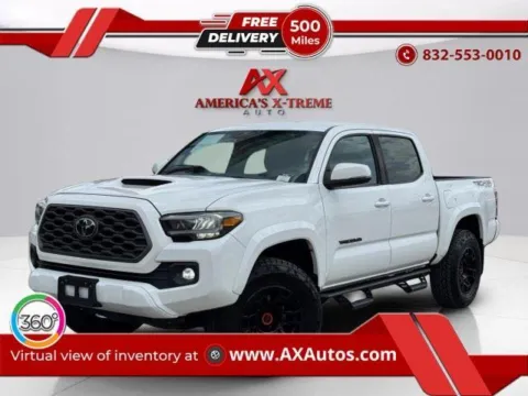 White 2022 Toyota Tacoma TRD Sport for sale in Houston, TX