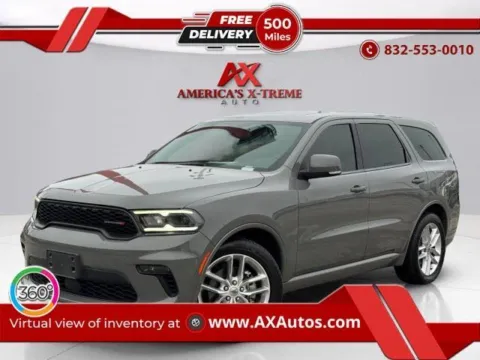 Gray 2022 Dodge Durango GT Plus for sale in Houston, TX