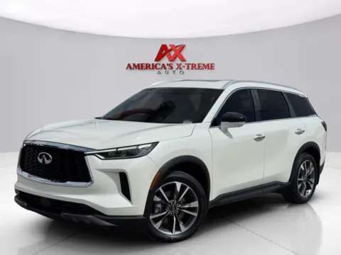 White 2022 INFINITI QX60 LUXE for sale in Houston, TX