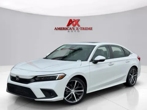 White 2024 Honda Civic Sedan Touring for sale in Houston, TX
