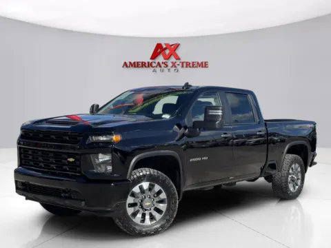 Black 2023 Chevrolet Silverado 2500 HD Custom for sale in Houston, TX