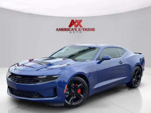 Blue 2023 Chevrolet Camaro LT1 for sale in Houston, TX