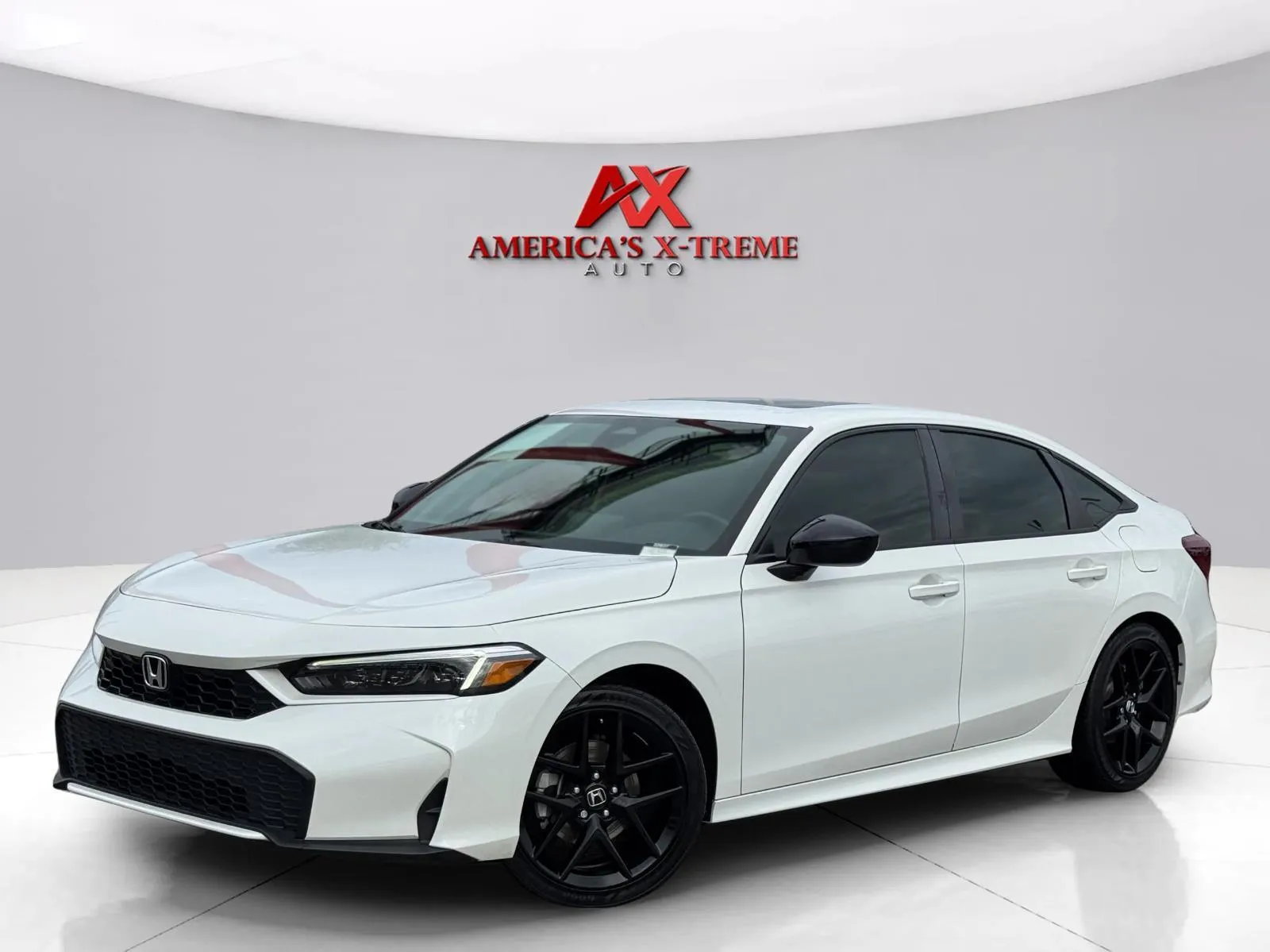 White 2025 Honda Civic Sedan Hybrid Sport for sale in Houston, TX